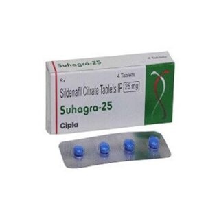 Suhagra 25mg (Sildenafil Suhagra 25mg) - 80 tablets