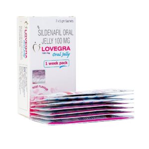 (For female ) LOVEGRA Oral Jelly (Sidenafil 100mg) - 35 pieces