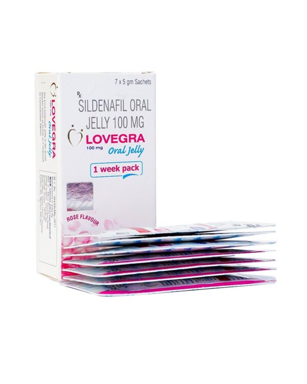 (For female ) LOVEGRA Oral Jelly (Sidenafil 100mg) - 35 pieces