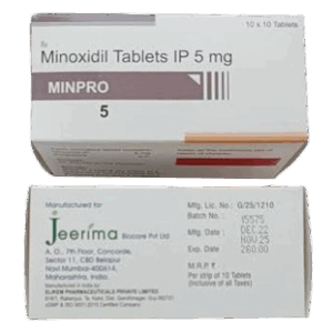 Minoxidil Minpro 5mg - 300 tablets /600 tablets