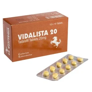 Tadalafil Vidalista 20mg - 100 tablets