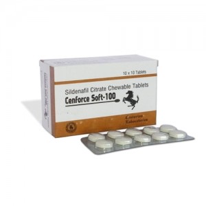Cenforce Soft Chewable 100mg - 50 tablets