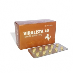 Tadalafil Vidalista 40mg - 100 tablets